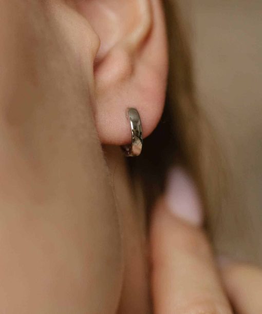 Alternative view of Øreringer i sølv