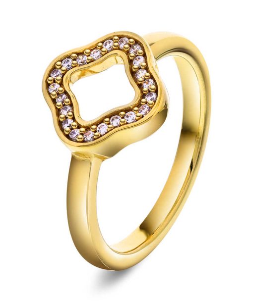 Ring i sølv med zirkonia