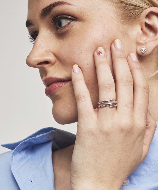 Alternative view of Ring i sølv - Spiral Elegance