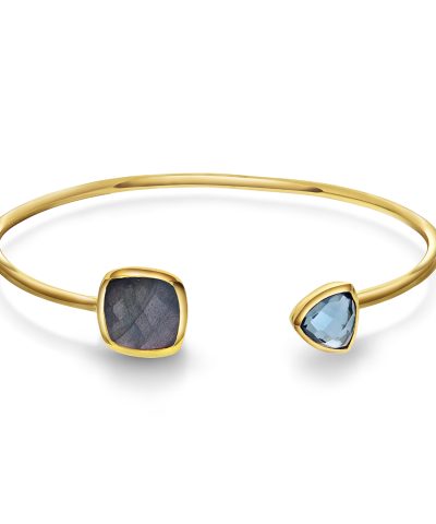 Mirage armring med blå stener