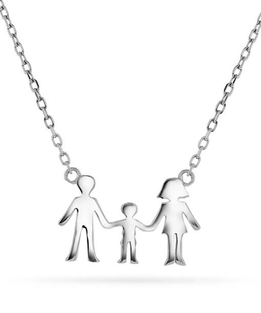 Smykke i 925 sølv mor, far, sønn