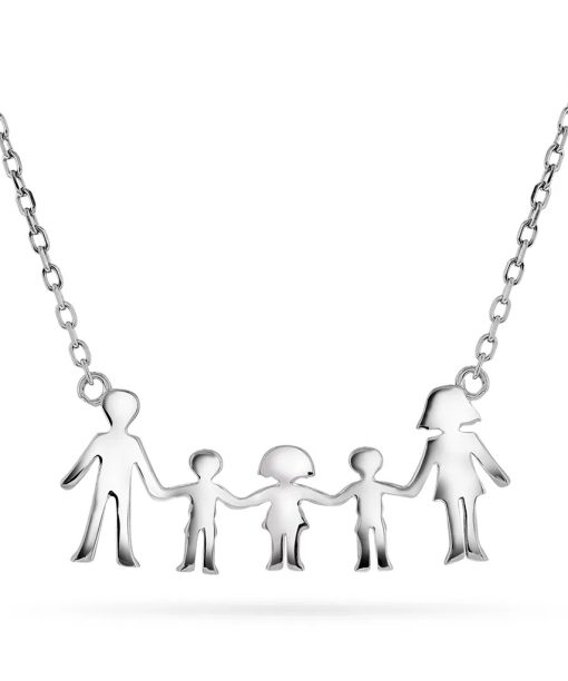Smykke i 925 sølv mor, far, gutter, jente