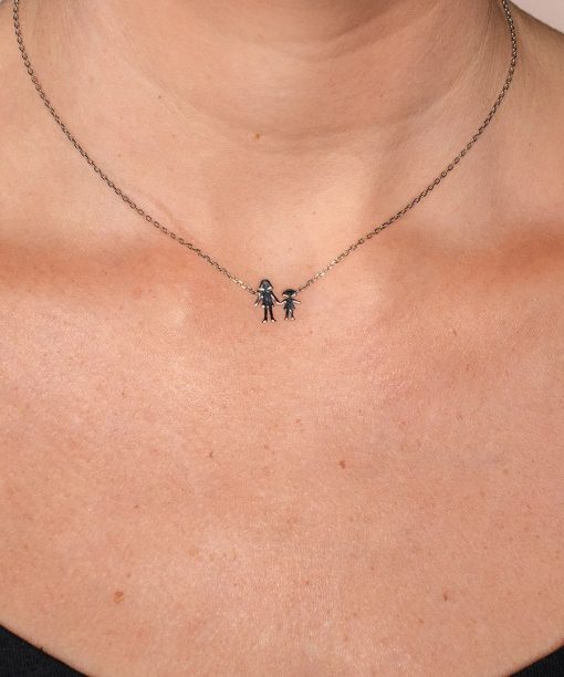 Alternative view of Smykke i 925 sølv mor og jente