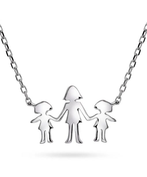 Smykke i 925 sølv mor og to jenter
