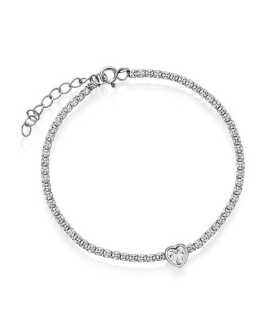 Pan Jewelry - Heartglow armbånd i sølv