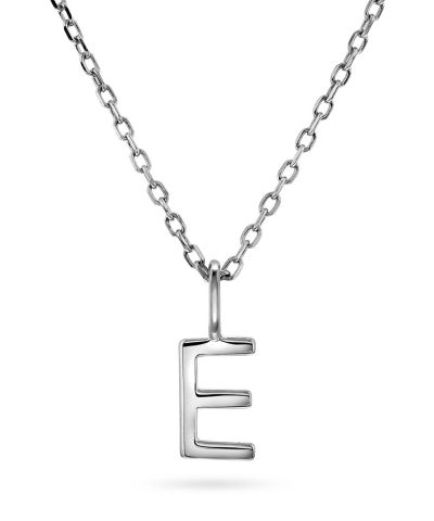 Pan Jewelry - Letters smykke i 925 sølv E