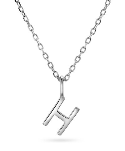 Pan Jewelry - Letters smykke i 925 sølv H