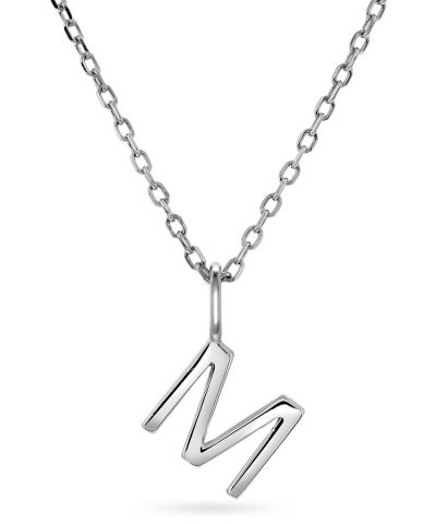 Pan Jewelry - Letters smykke i 925 sølv M