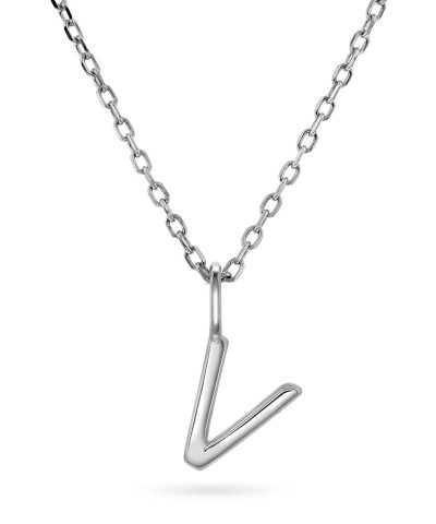 Pan Jewelry - Letters smykke i 925 sølv V
