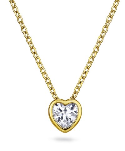 Pan Jewelry - Heartglow smykke i 925 forgylt sølv