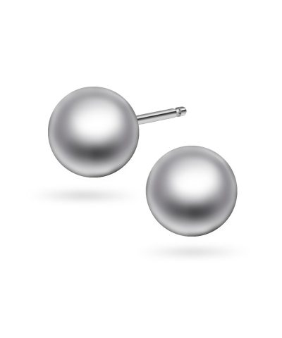 Kuleøredobber i 925 sølv, 6 mm