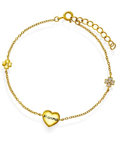 Pan Jewelry - Armbånd i 925 forgylt sølv - Mamma
