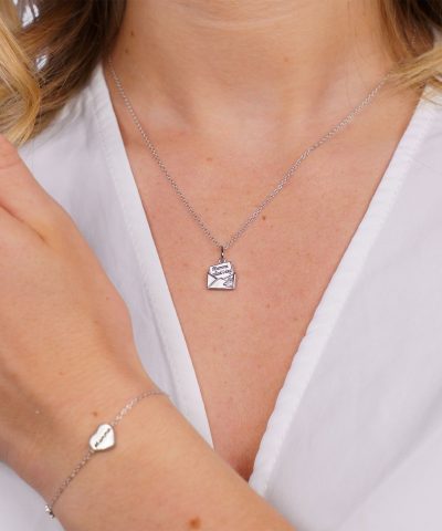 Alternative view of Pan Jewelry - 'Kjære mamma' smykke i 925 sølv med zirkonia