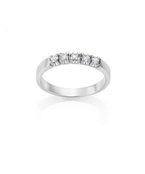 Allianse ring 0.07ct wsi x 5