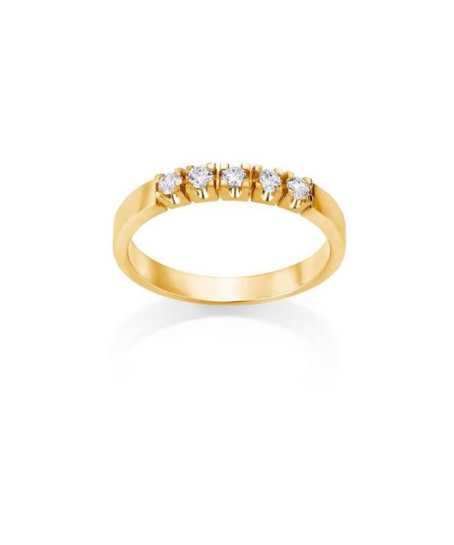 Allianse ring 0.10ct TW SI x 5