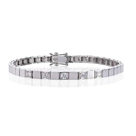 AL armbånd 4.5mm 0.10ct wsix5