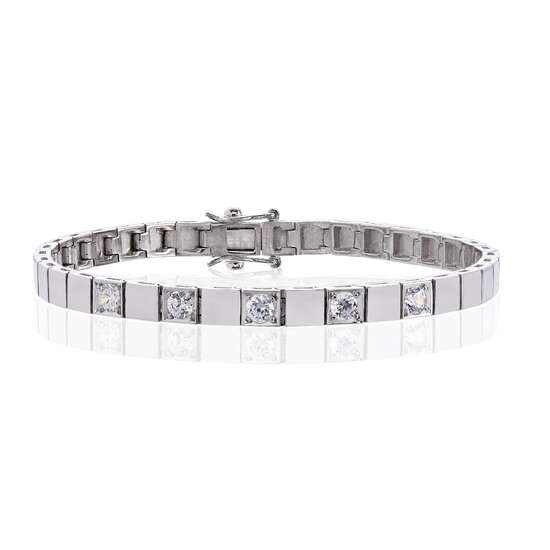 AL armbånd 5 mm 0.25ct twsi x 5