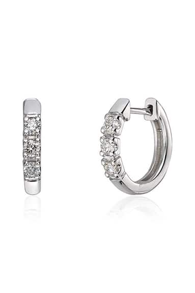 Diamantøreringer 0,30ct WSI hvitt gull