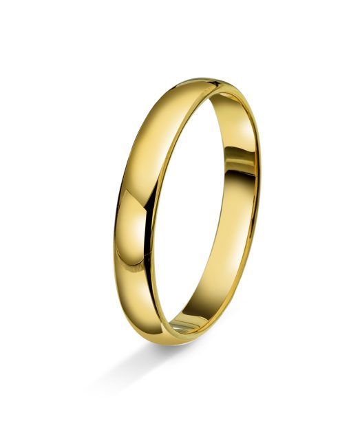 Amore forlovelsesring i 14kt gult gull 3mm - AD4-8003