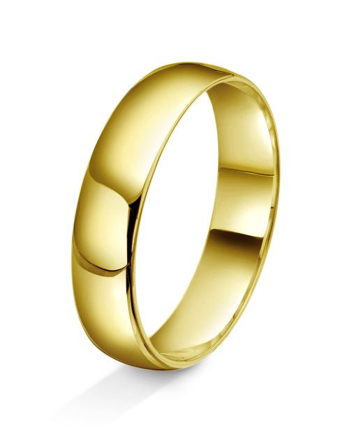 Alternative view of Amore forlovelsesring i 14kt gult gull 5mm - AD4-8005