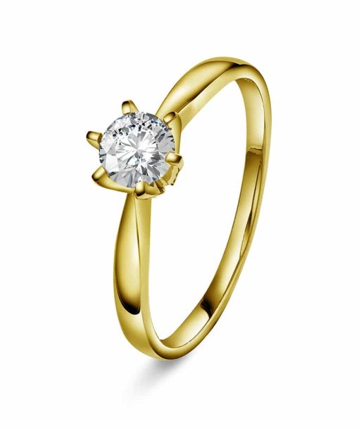 Gulldia Forever Ring i gull med diamant 0,20ct WP1