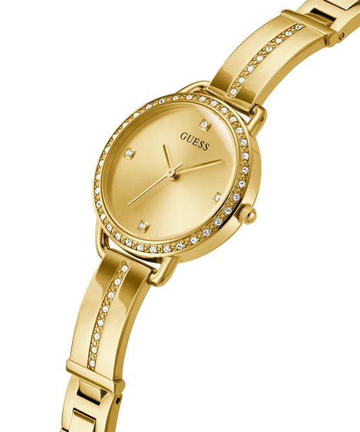 Alternative view of Guess Ladies Gold Tone Analog Watch 30mm - GW0022L2