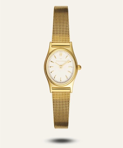 Mockberg Retro Mesh Gold Watch 28.5mm - MB0253