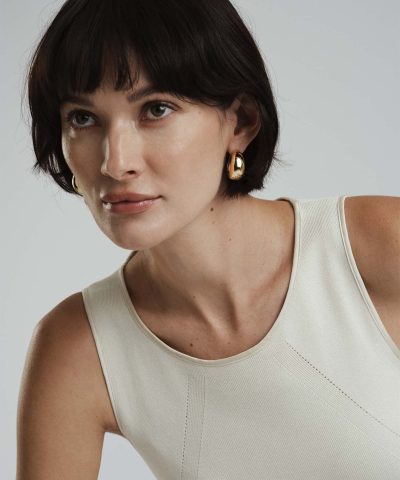 Alternative view of Mockberg Aura Bold Hoops