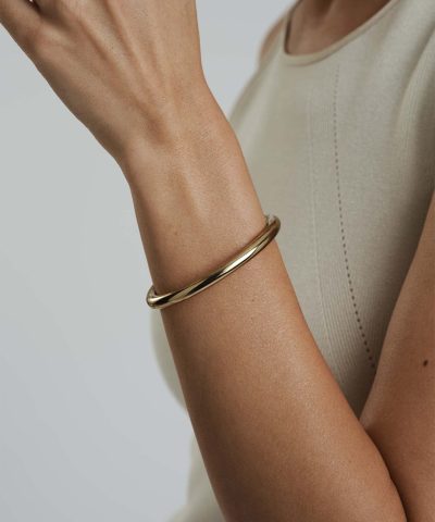 Alternative view of Mockberg Aura Bold Bangle 220mm