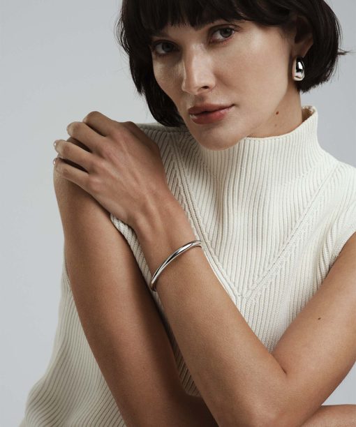 Alternative view of Mockberg Aura Bold Bangle 190mm