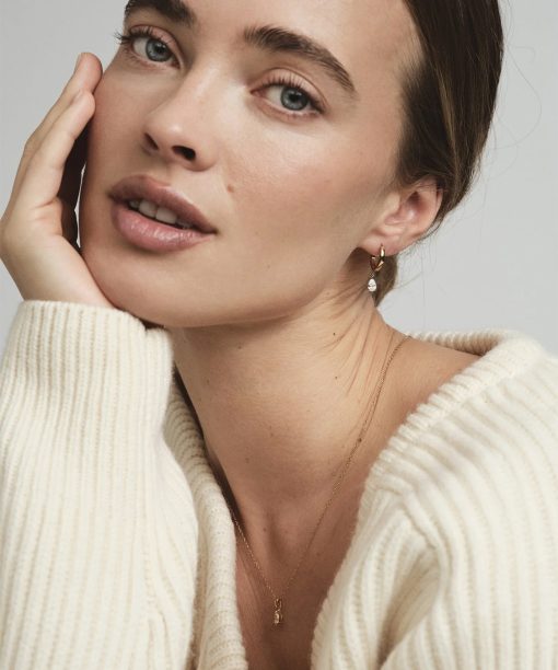 Alternative view of Mockberg Belle White Hoops