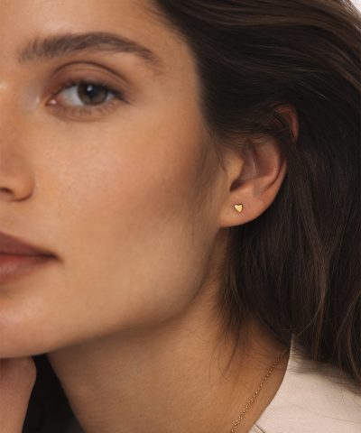 Alternative view of Mockberg Love Gold Small Studs