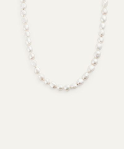 Mockberg Aura Pearl Gold Necklace