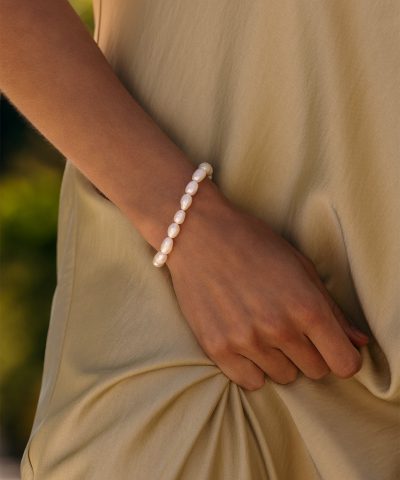 Alternative view of Mockberg Aura Pearl Gold Bracelet