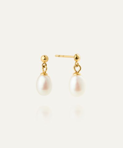 Mockberg Aura Pearl Gold Earring