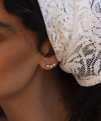Alternative view of Mockberg Ellie Gold Studs