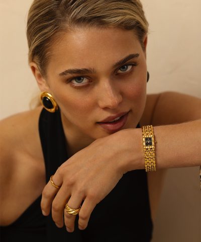 Alternative view of Mockberg Eternal Gold Noir Watch