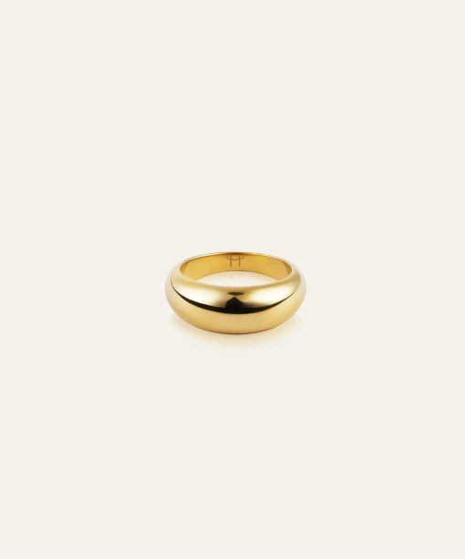 Alternative view of Mockberg Bold Gold Ring