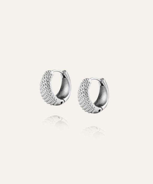 Alternative view of Mockberg Honey Hoops Silver Medium