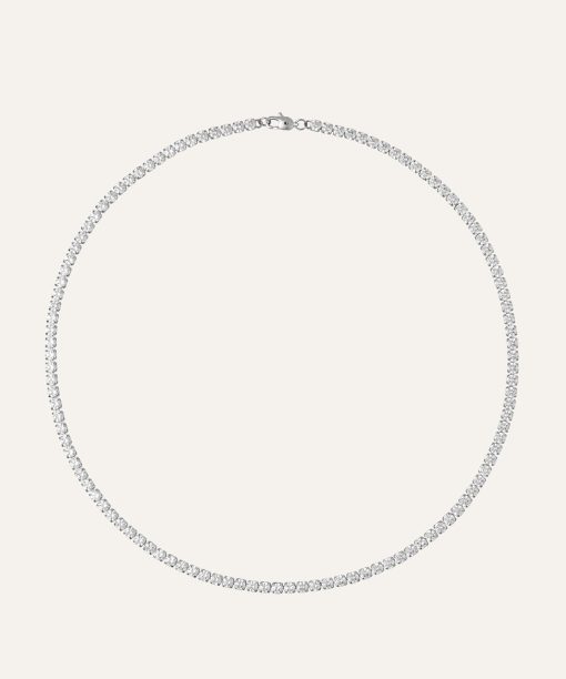 Mockberg Tennis Necklace Silver