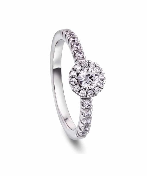 Delight i hvitt gull 03,56 ct WSI 2,1 mm