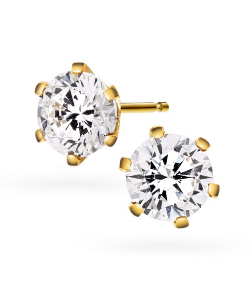 Contessa øredobber i gull LAB diamant 2 ct.