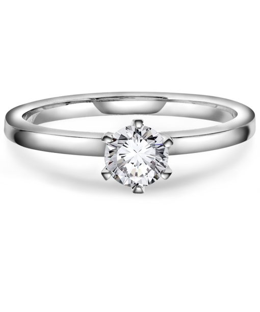 Alternative view of Contessa ring i gull LAB diamant 0,5 ct.