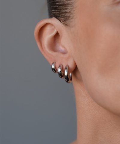 Alternative view of Philippa Studios Dome Hoops Small
