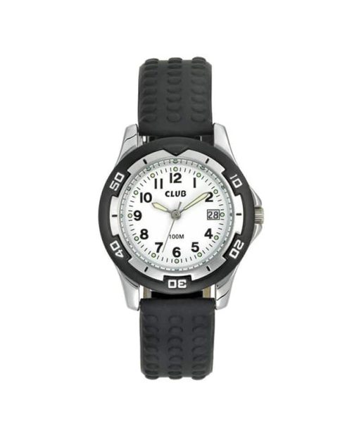 Club p pal hvit a m/sort silikon rem ø29