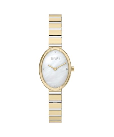 Skagen Anita Oval Two-Hand Two-Tone Stainless Steel Watch - SKW3183