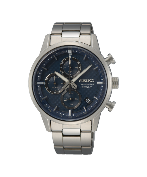 Seiko Quartz Titan Chronograph 41.6mm - SSB387P1