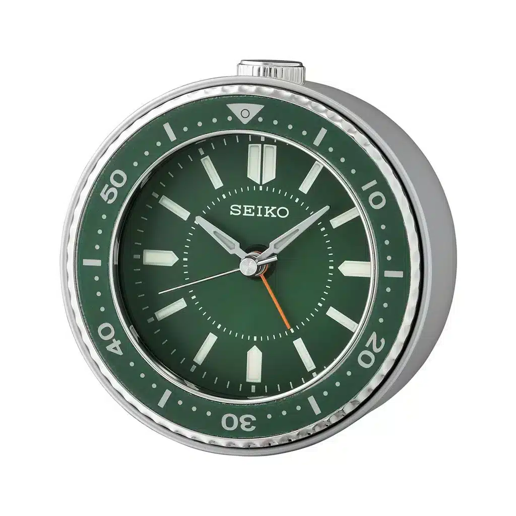 SEIKO ALARM CLOCK 10X9X5CM SWEEP BEEP/LED LUMI' - QHE184M